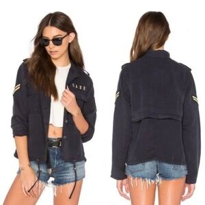 RAILS NAVY BLUE MILITARY STYLE JACKET SIZE S